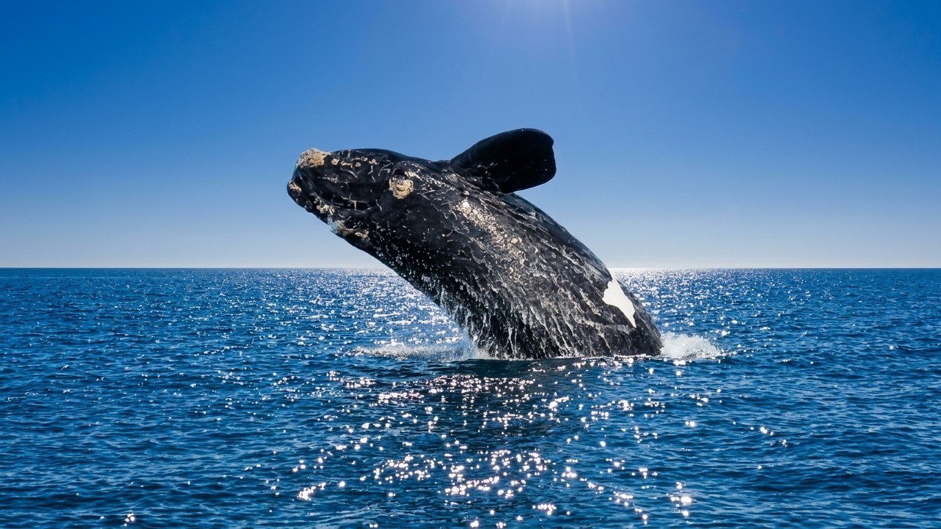 Ballena franca austral, Puerto Madryn